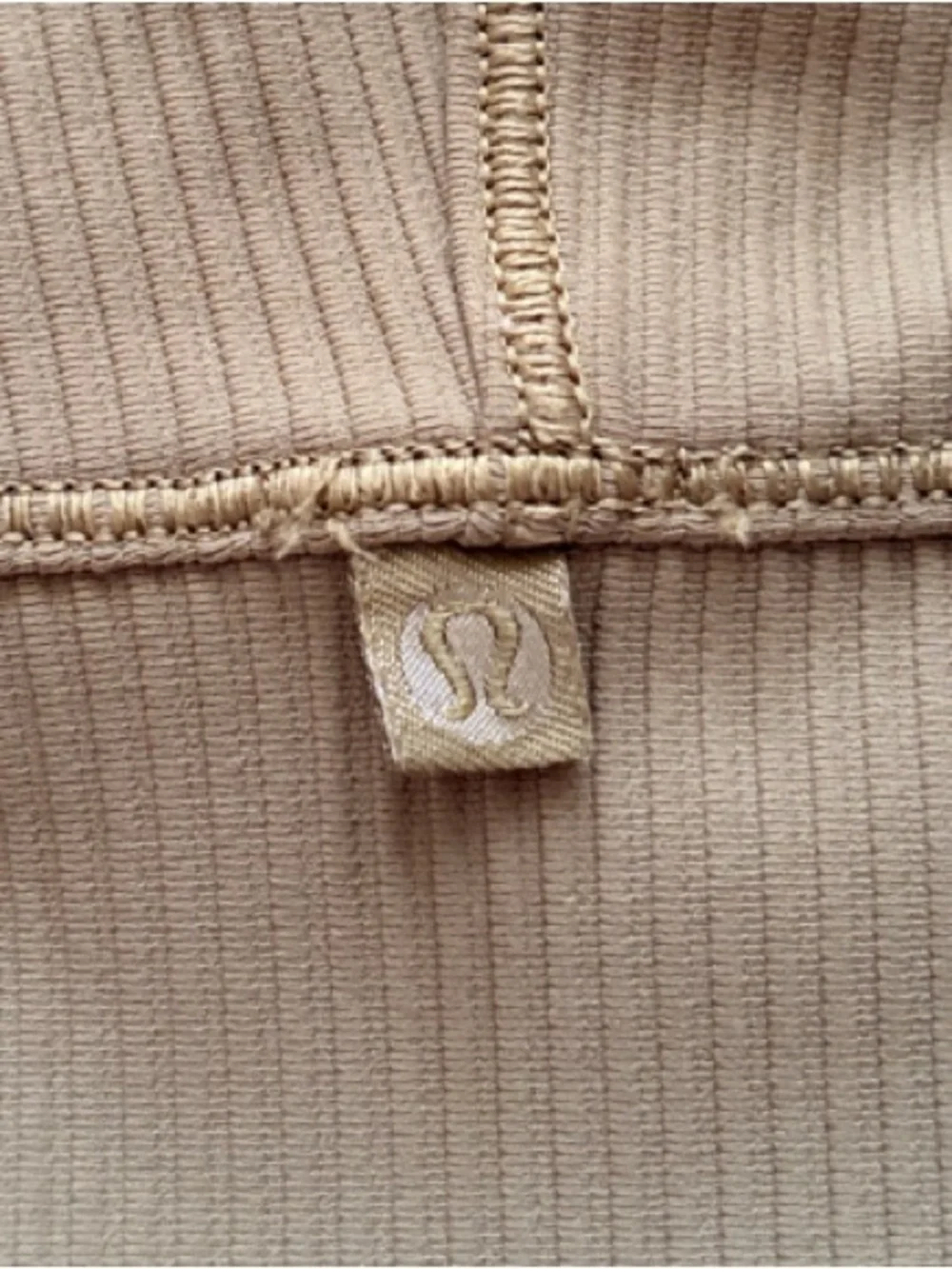 lululemon athletica Olive Ribbed V-Neck Cropped Tank
